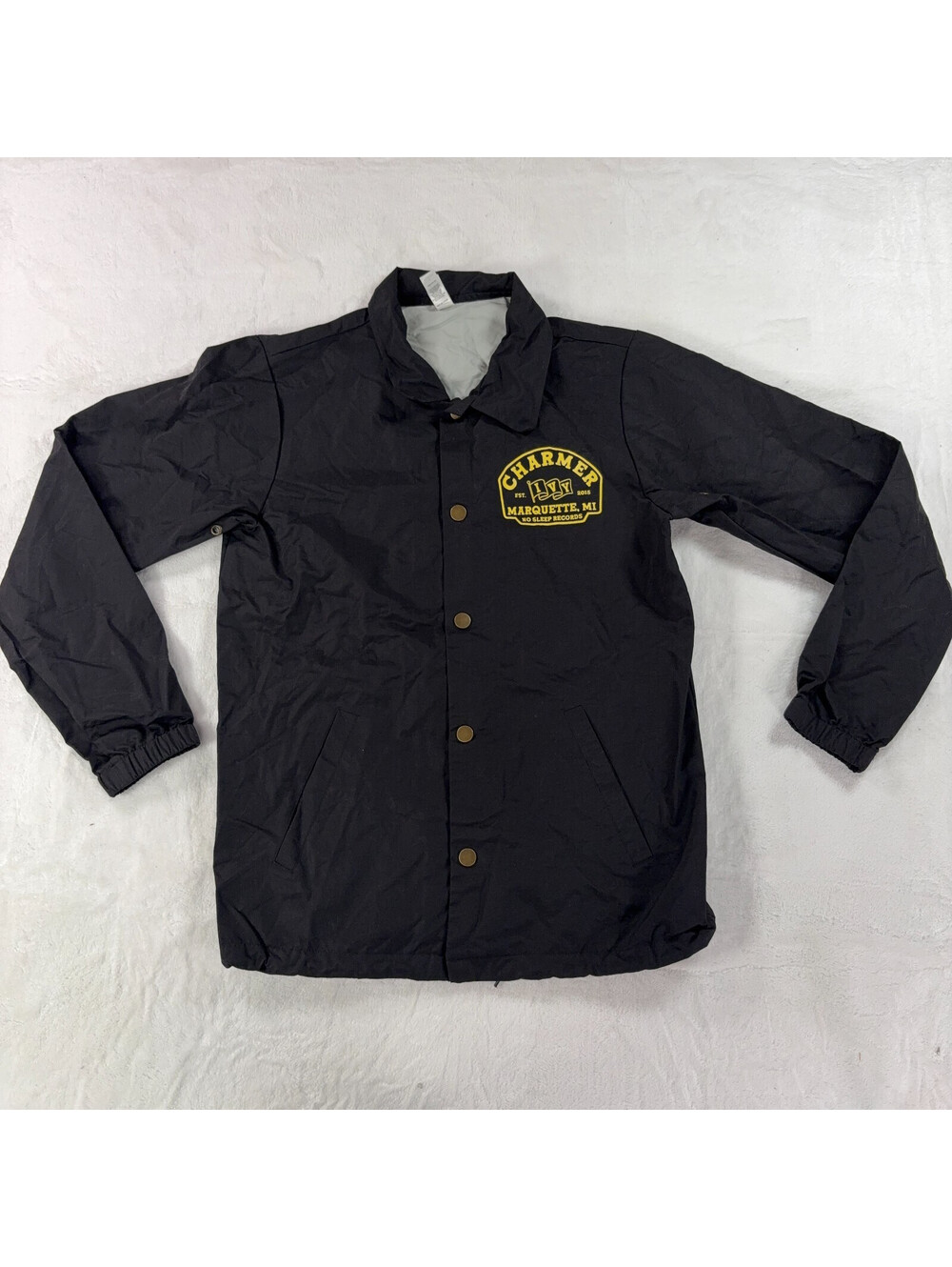 Independent Trading Co. EXP99CNB Mens Water-Resistant Windbreaker Coach Jacket